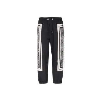 BALMAIN Monogram Scarf Track Pants