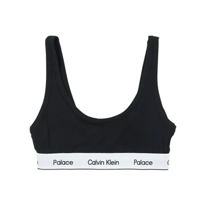 PALACE X Calvin Klein Women's Unlined Bralette 'Black'-0
