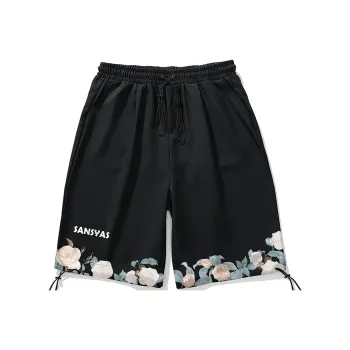 SANSYAS Casual Shorts Unisex Black
