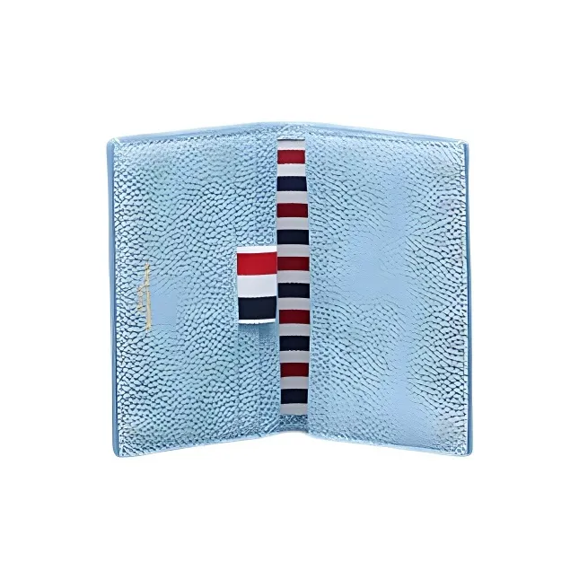 THOM BROWNE· Cow Leather Wallet Men's Blue-1