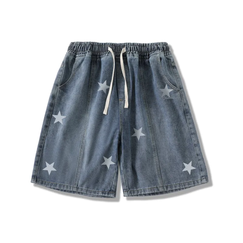 JCUI Denim Shorts Unisex-4