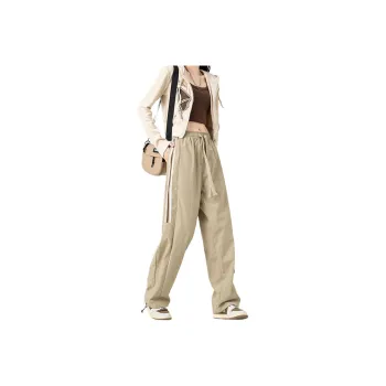 NOTFORMAD Casual Pants Unisex Khaki
