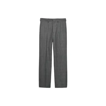 PRADA Houndstooth Wool Trousers