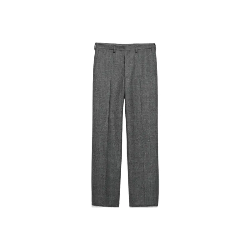 PRADA Houndstooth Wool Trousers-0