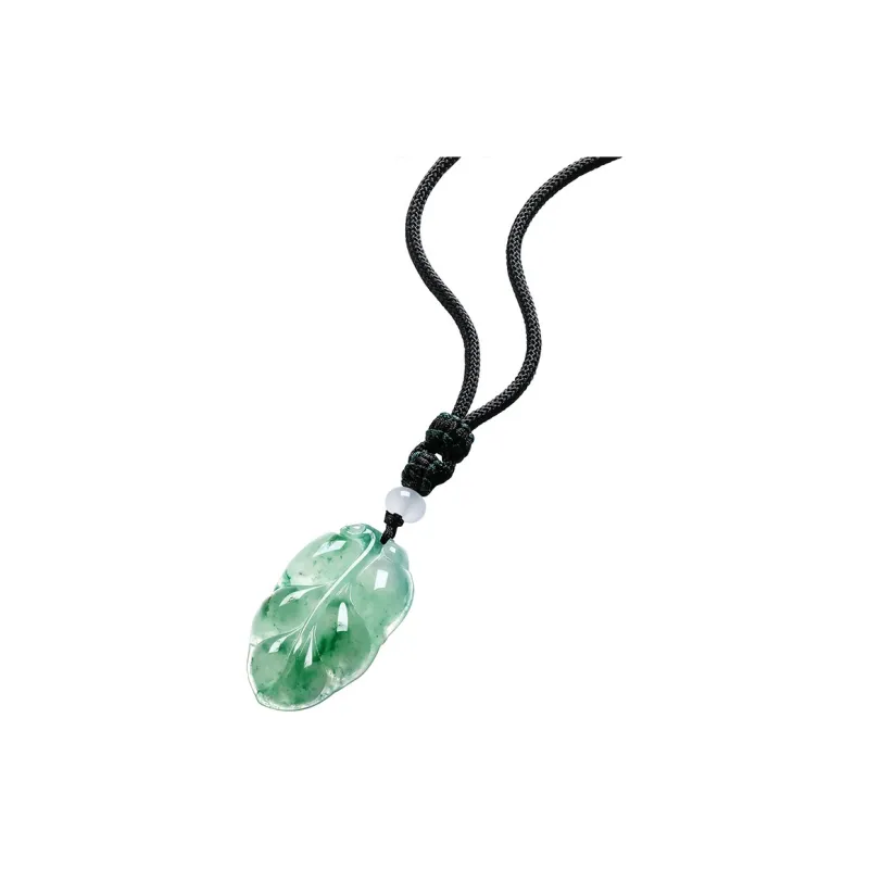 LIU GUI FU JEWELRY African Emerald Good Luck Necklace Women's-1