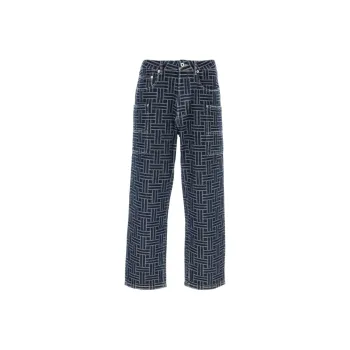 KENZO Weave All Over Jacquard Denim Jeans