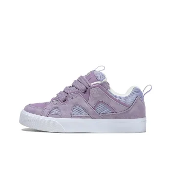 FERW Misty Sweet Sleep Coverage Slip Resistant And Abrasion Resistant Low Top Skateboard Shoes Unisex Taro Purple