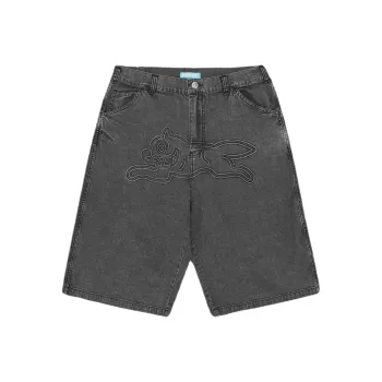 ICECREAM SS24 Denim Shorts Unisex Black