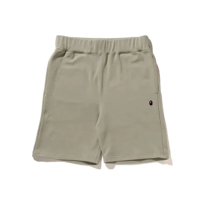 Bape Ape Head One Point Sweat Short-0