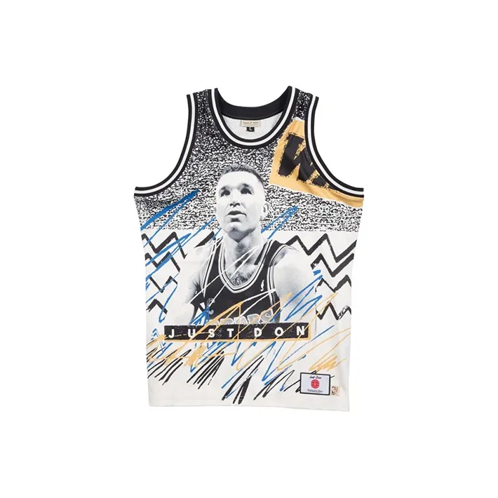 Mitchell Ness Basketball Jerseys Men Color Blocking-0