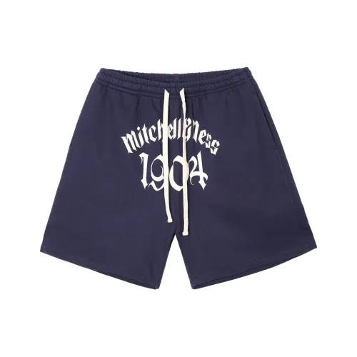 Mitchell Ness Casual Shorts Men Navy Blue