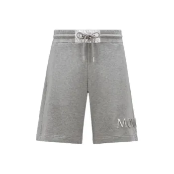 Moncler Logo Embroidered Drawstring Shorts