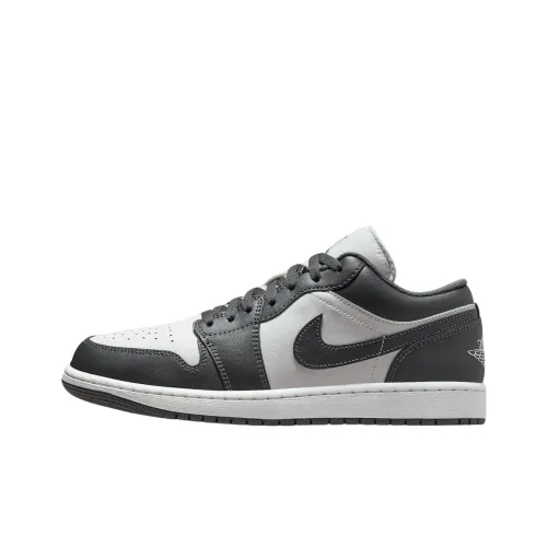 Jordan Air Jordan 1 Anti Slip Wear Resistant Low Top Air Jordan 4 Retro Hot Punch Wome Unisex Gray White