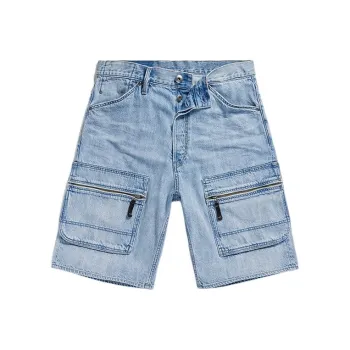 G STAR RAW Denim Shorts Men's Pale Blue