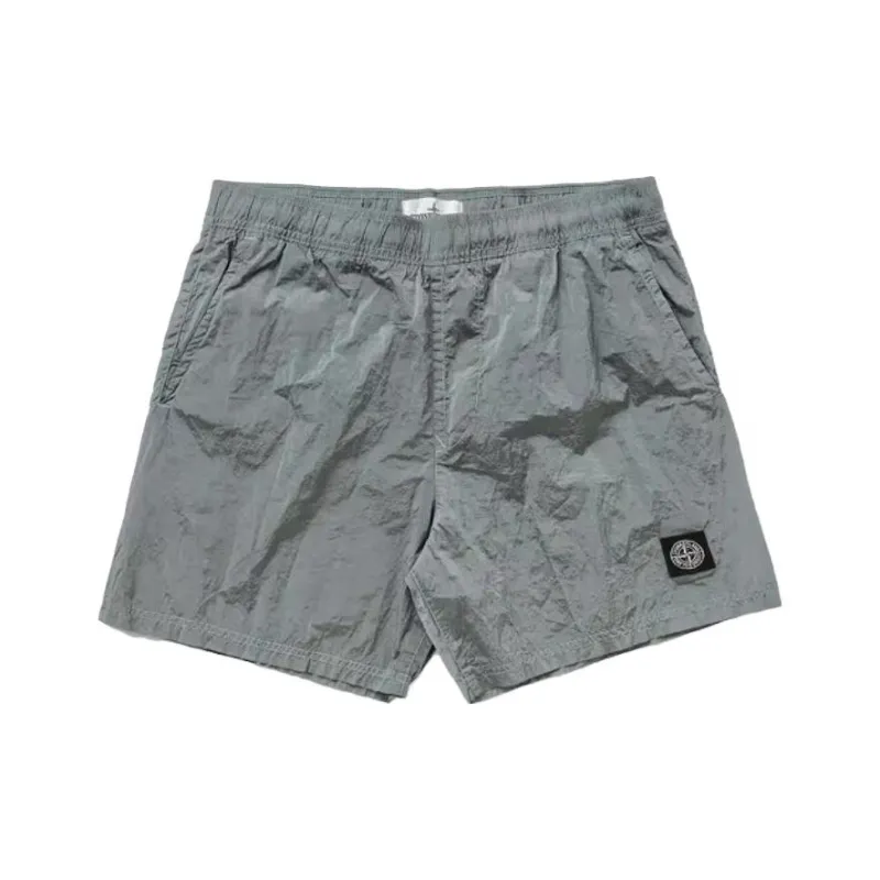 STONE ISLAND Crinkled Swim Shorts-0