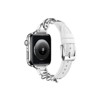 ZHENGGUANG Watch Band Apple Compatibility Artificial Leather Material