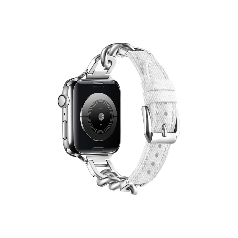 ZHENGGUANG Watch Band Apple Compatibility Artificial Leather Material-0