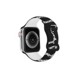 Double G Snakeskin Print, Two-Tone, Black & White
