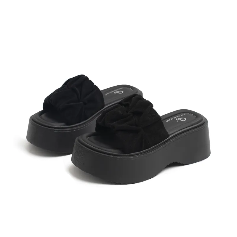 LXVB Rubber Sole Quiet Slide Slippers Women's-2
