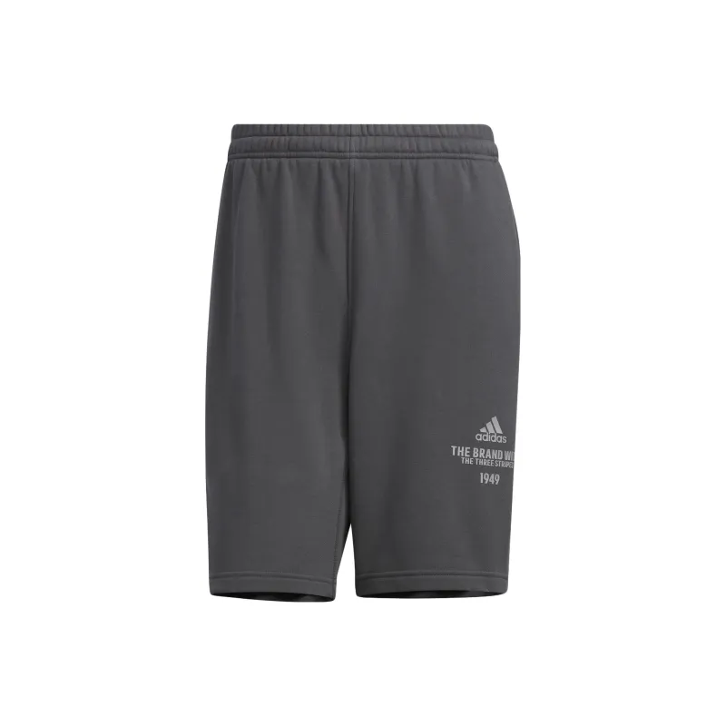 Adidas Casual Shorts Men Solid Dark Gray-0