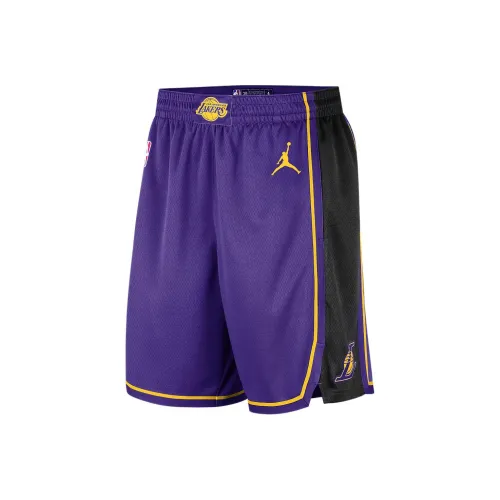Jordan Dri FIT Mens NBA Swingman Basketball Shorts Purple