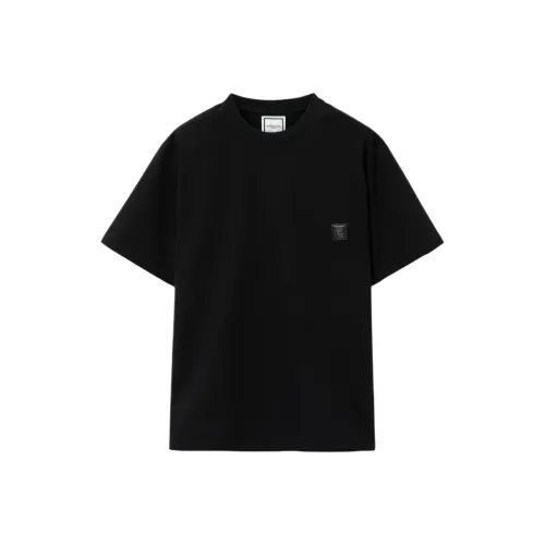 우영미 스트링 티셔츠 블랙 - 25SS