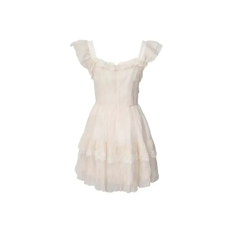 Zukizuki Slip Dress Women's Apricot-1
