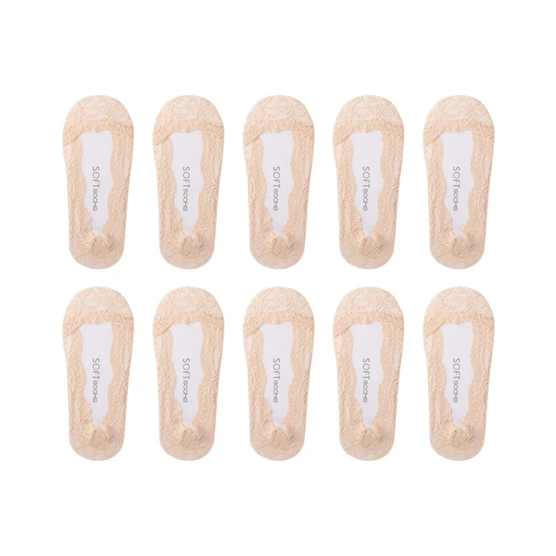 Lanza No Show Socks Women's 5 Pack-53