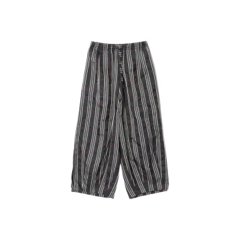 Needles SS25 Casual Pants Unisex Black
