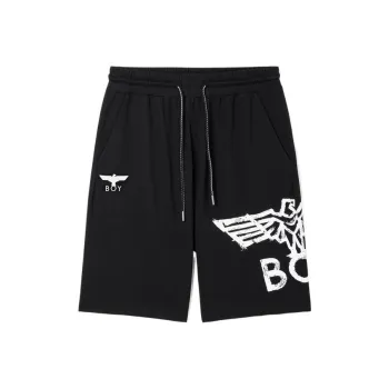 Boy London Casual Shorts Men Black White