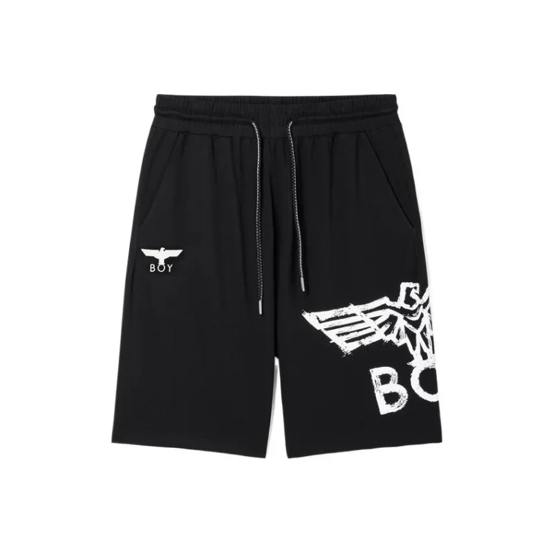 Boy London Casual Shorts Men Black White-0