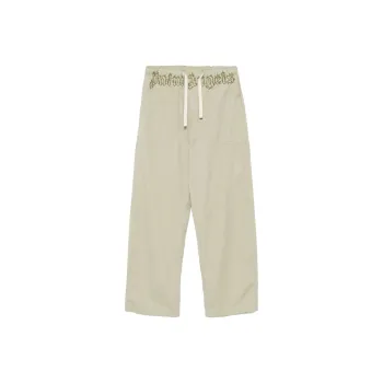 PALM ANGELS Logo Waist Drawstring Trousers
