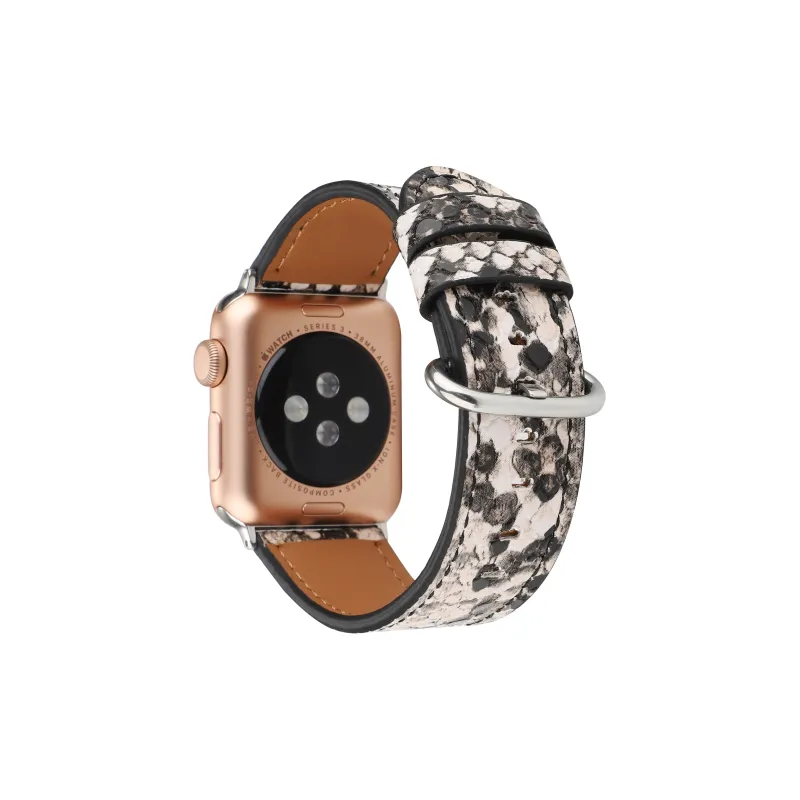 ZHENGGUANG Watch Band Apple Compatibility Genuine Leather Material-4