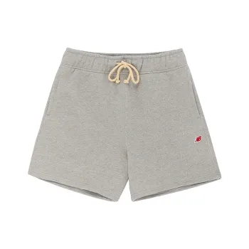 New Balance Teddy Made Core Shorts Athletic Grey