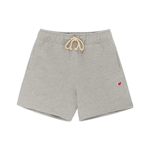 New Balance Teddy Made Core Shorts Athletic Grey