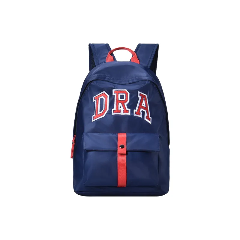 DRACONITE PU Student Backpack Regular Unisex Black-33