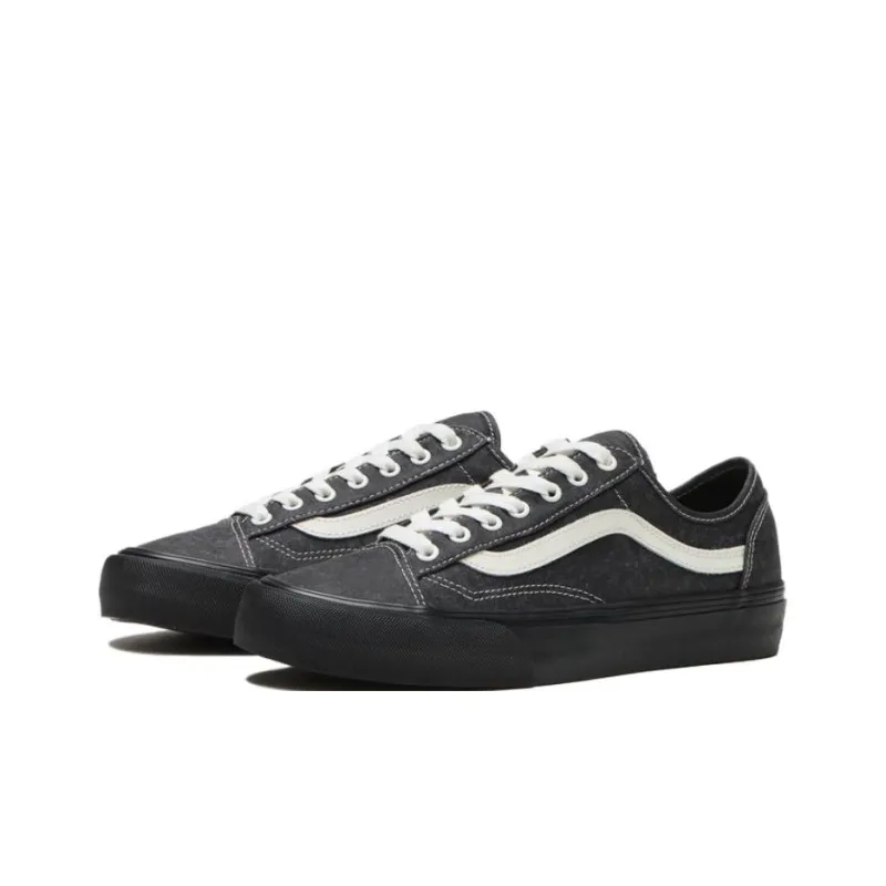 Vans Style 36 Anti Slip Wear Resistant Low Top Skateboard Shoes Unisex Black-1