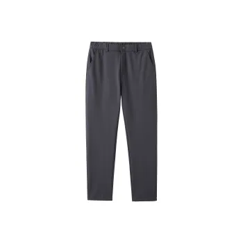 CAMEL Men's Winter Thickened And Fleece Lined Warm Anti Static Straight Fit Water Repellent Soft Shell Pants Men's