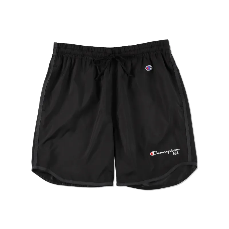 Wind And Sea X Champion WIND AND SEA Co-branded Edition Casual Shorts Unisex Black-0