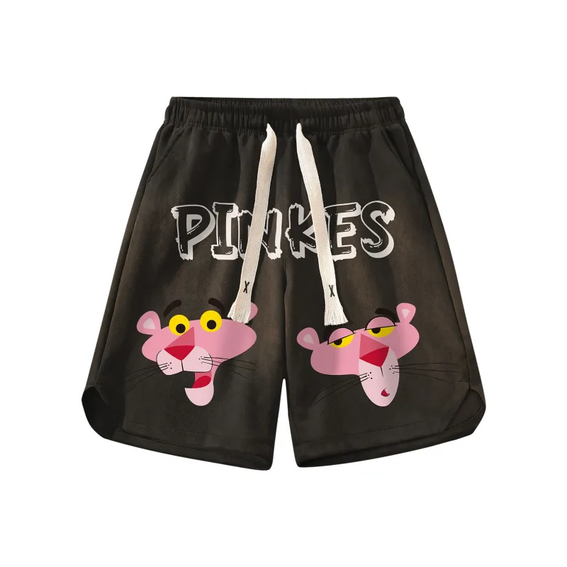 PINK PANTHER Casual Shorts Unisex-4