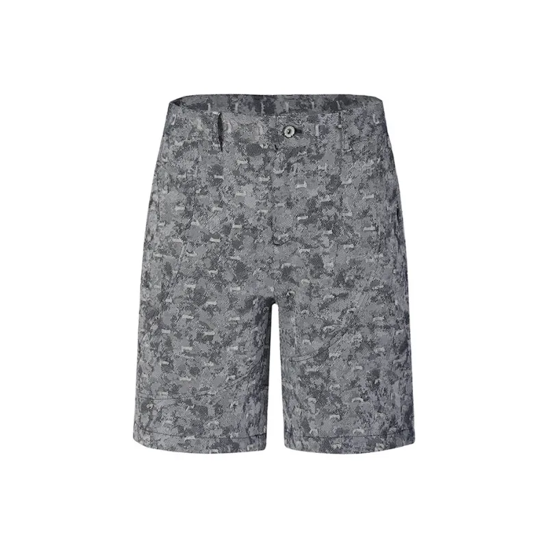 DAVID NAMAN Casual Shorts Men Denim Blue-0