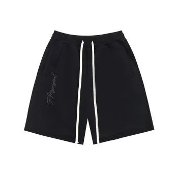 Atry Flower Body LOGO Series Casual Shorts Unisex Black