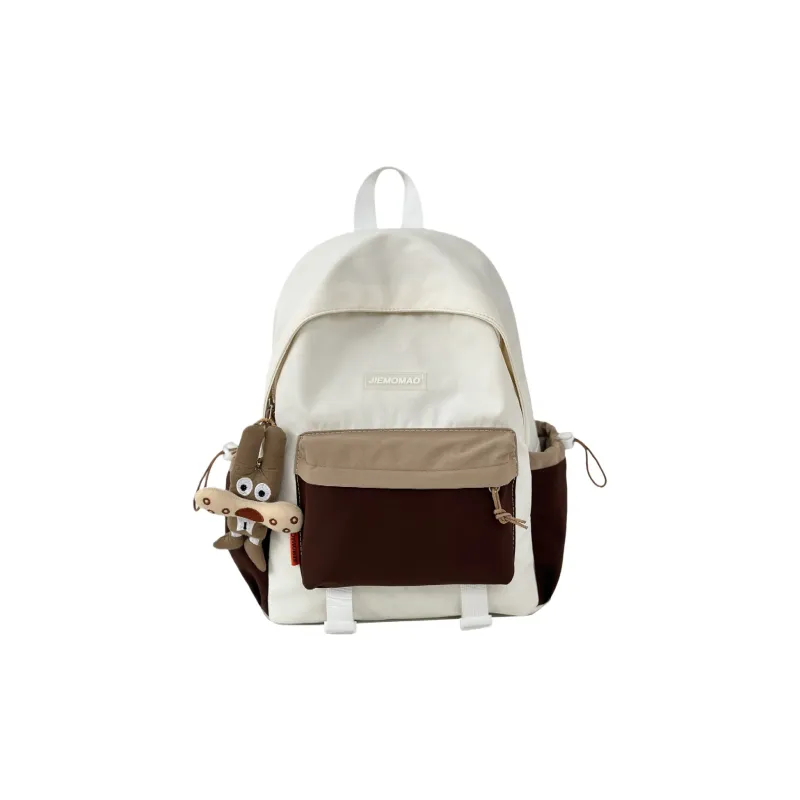 ZOGA Nylon Backpack Unisex Gray Purple/Gray Brown/White Green/White Brown-6