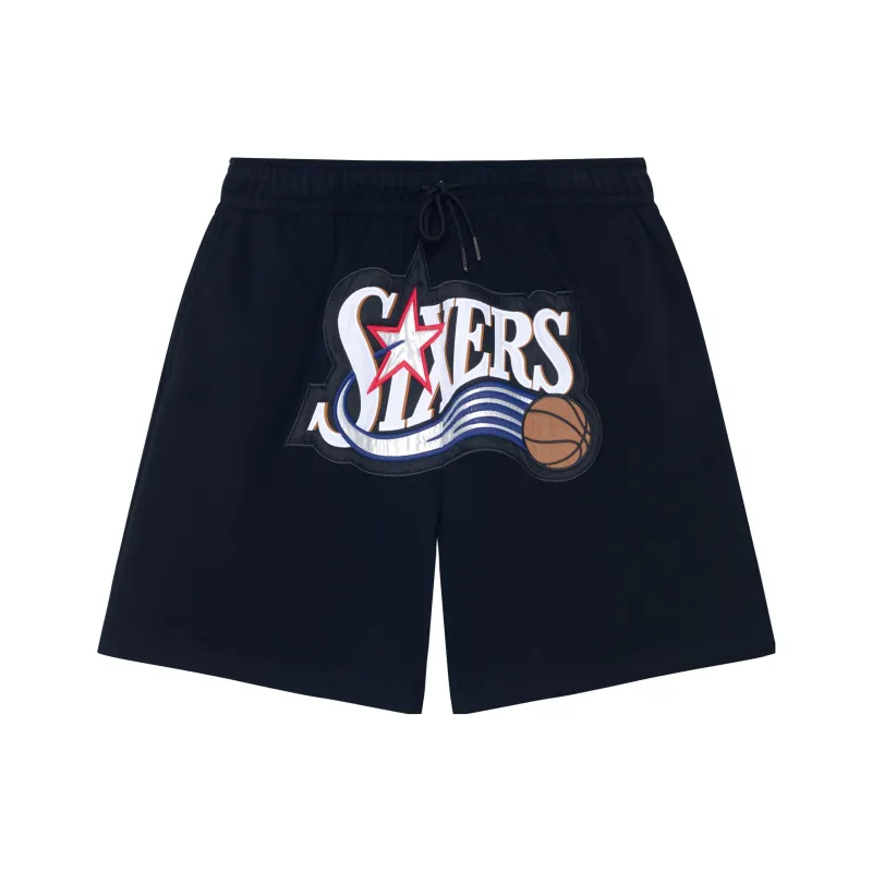 Mitchell Ness Casual Shorts Unisex Black-0