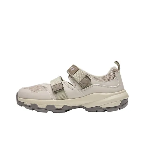 PONY Anti Slip Wear Resistant Low Top Casual Shoes Women's Khaki