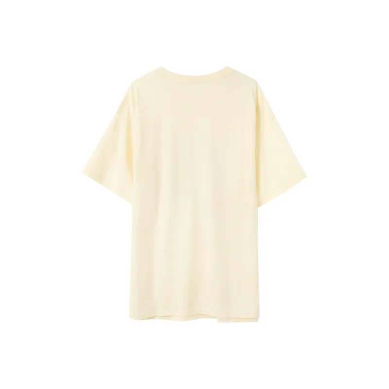 3COLOUR T Shirt Women's Light Yellow-1