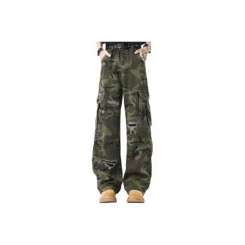TUCANO Casual Pants Unisex Army Green