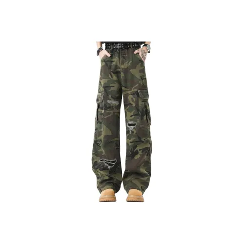 TUCANO Casual Pants Unisex Army Green