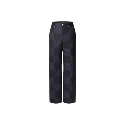 LOUIS VUITTON Damier Jacquard Wool Pants