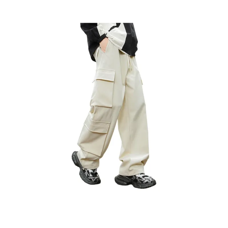 NEAR HERE Casual Pants Unisex Emerald-13